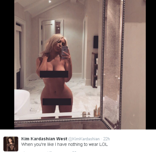 XXX 56blogsstillcrazy:   Kim kardashian let everybody photo