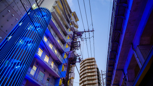 tokyostreetphoto: Blue Light, Gotanda 五反田