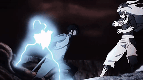 Sasuke Protecting His Son And Husband