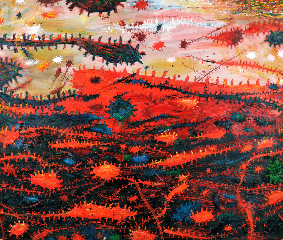 Gunter Damisch. Untitled. 2012.