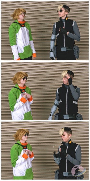 technichromevisuals: “Pidge, these don’t have lenses…”A silly couple of shots from our Voltron group