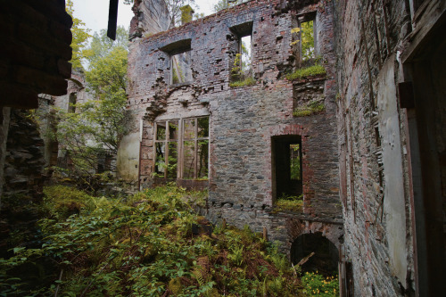 Poltalloch Houseabandoned Victorian mansion in Scotland, built around 1849 and left to fall into dis