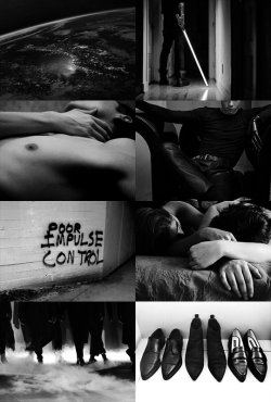 ibuzoo:  1000 Picspams Challenge | #45 - Monochrome Hux / Ren I’d probably still adore you with your hands around my neck 