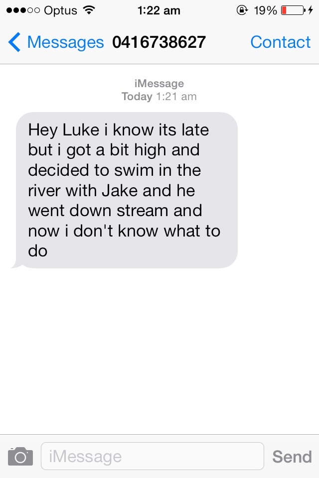 d0nn0:  d0nn0:  SOMEONE HELP I DONT KNOW WHAT TO SAY BECAUSE IM NOT LUKE AND IM SCARED