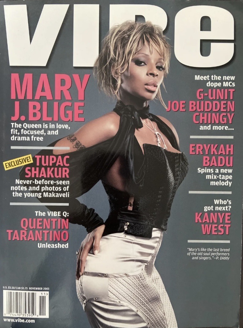 Versace Hottie on X: Mary J. Blige wearing Gucci Fall/Winter 2003 by Tom  Ford photographed by Anthony Mandler, Vibe Magazine November 2003.   / X