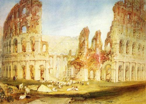 Rome, The Colosseum, 1820, William TurnerMedium: watercolor,paper