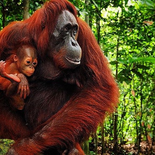 Save the orangutans! #RAN #RainforestActionNetwork #Orangutans #PalmOil #InYourPalm