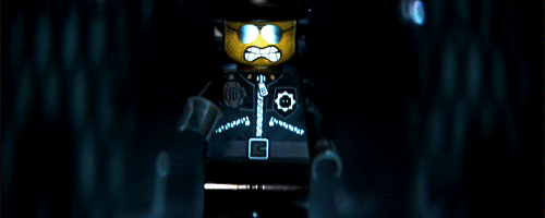 mooseings:Bad Cop vs. ChairAnd Emmet is basically justThe last gif is my favourite - Bad Cop just hu