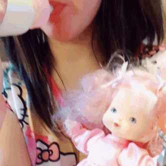 babydollchibi:💖🍪🍼😍 When Daddy feeds you cookies and gives you milky through