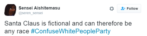 sensei-aishitemasu: bellaxiao: #ConfusedWhitePeopleParty proved once again that white people just lo