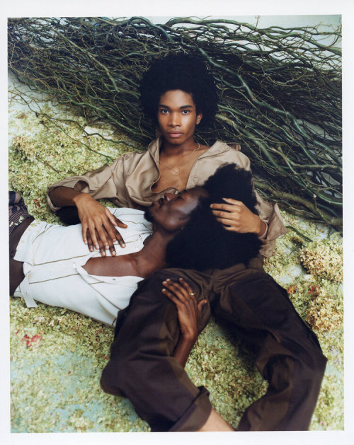 modelsof-color: Robby Carney and LZ Granderson by Emmanuel Sanchez Monsalve for Out Magazine , Feb 2