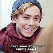 outofthewood:Tarjei Sandvik Moe in SKAM Season One Bloopers