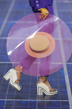 Transparent Wide Brimmed Hats @ Chanel S/S