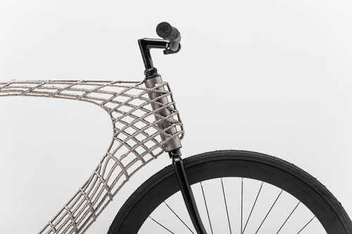 creative-archive: 3D printed steel “Arc” Bicycle by TU delft Studentssource: www.