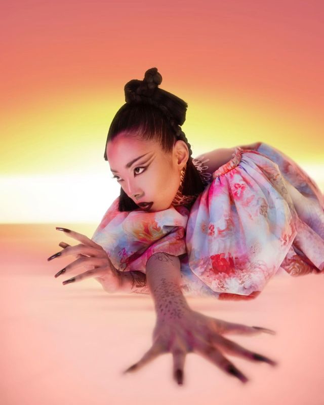 icried4you:Rina Sawayama on the cover of her new single &ldquo;LUCID&rdquo;