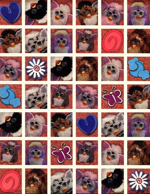rainydayfurby:i scanned the furby valentines day cards i got on ebay! 32 cards with a total of 8 dif