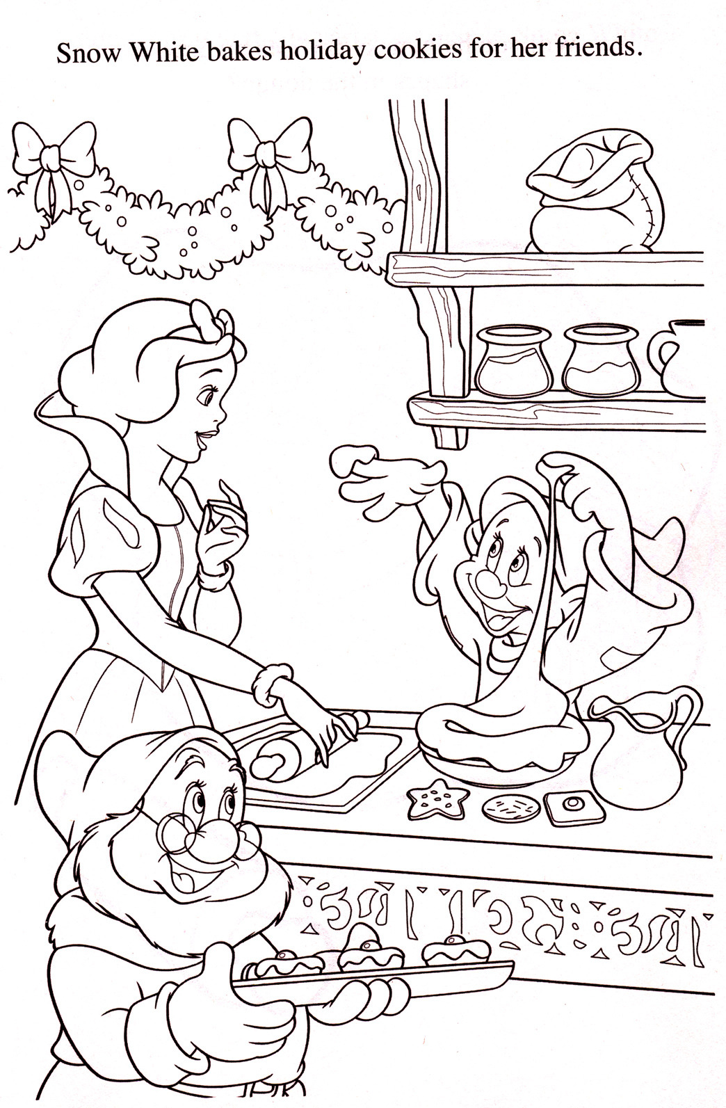 Christmas disney coloring