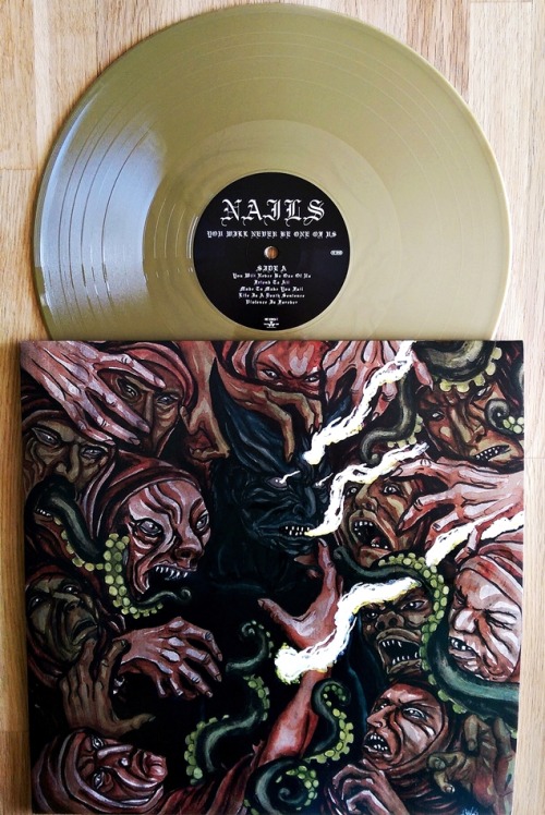 guldsevinyl:  NAILS - You Will Never Be One of Us LP /300 gold vinyl || Nuclear Blast Records 2016