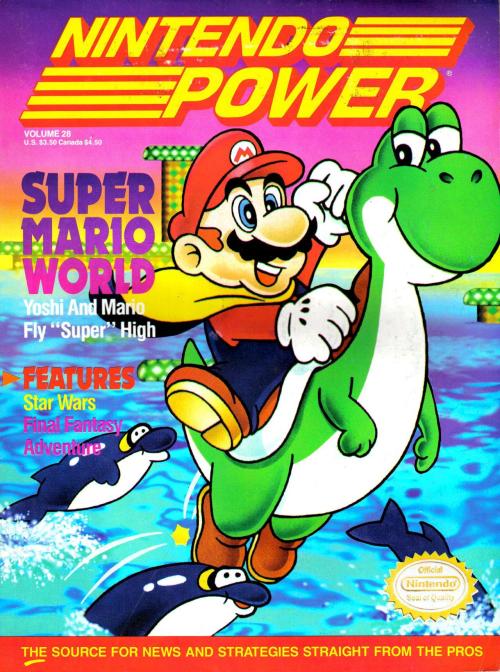 vgjunk:Nintendo Power magazine Super Mario World cover.