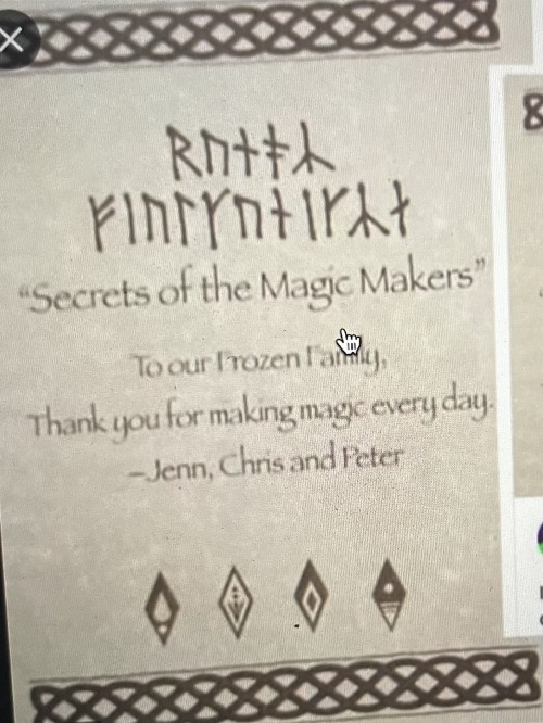 Appearances Of Secrets Of The Magic Makers Throughout Frozen Stories