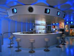 y2kaestheticinstitute:  Manray Video Bar - Capitol Hill, Seattle WA by Smash Design (1999-2008)“Futuristic-retro Manray is Seattle’s premier video bar. There’s color changing glowing walls, a private front patio, signature martinis, daily happy