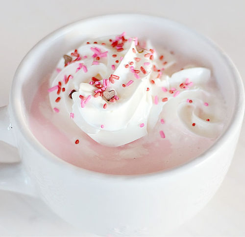 t-okimeki:  (Pink Hot Chocolate)
