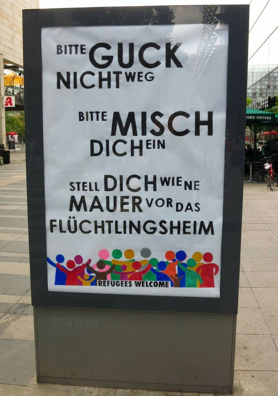 kiezheldin:  “Ihr fühlt euch bedroht von Flüchtlingen in Booten, wir fühlen
