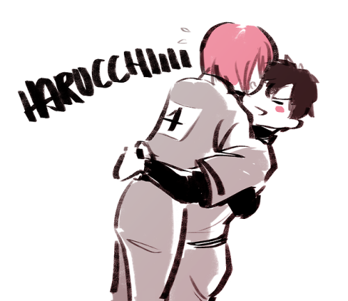 baserun: 4/18 harusawa! eijun gives excellent hugs