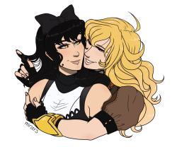 mirzers:  RWBY Art Challenge Day 2/30 - Favorite Pairing: Bumblebee HAHA IT’S STILL JUNE 2ND SUCK IT hahahahaaaaaa… I started way too late. 