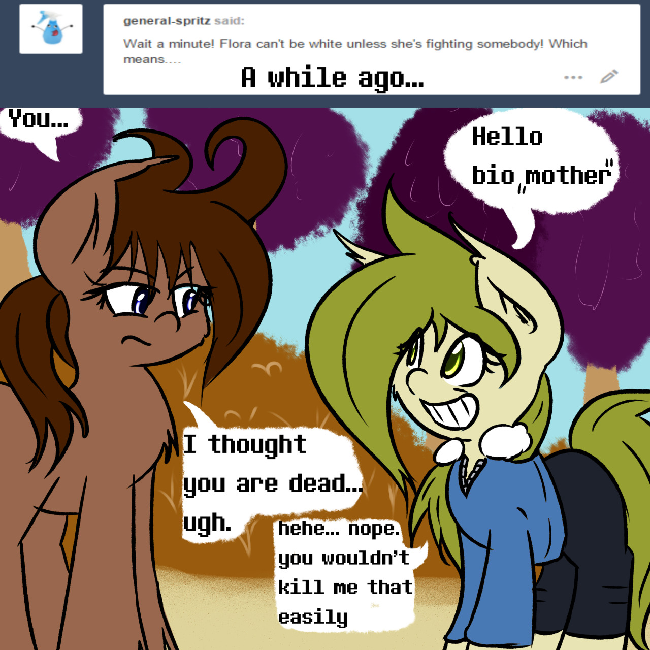 askflowertheplantponi:*Megalovania intensifies* ((full res gifs cuz tumblr gif quality