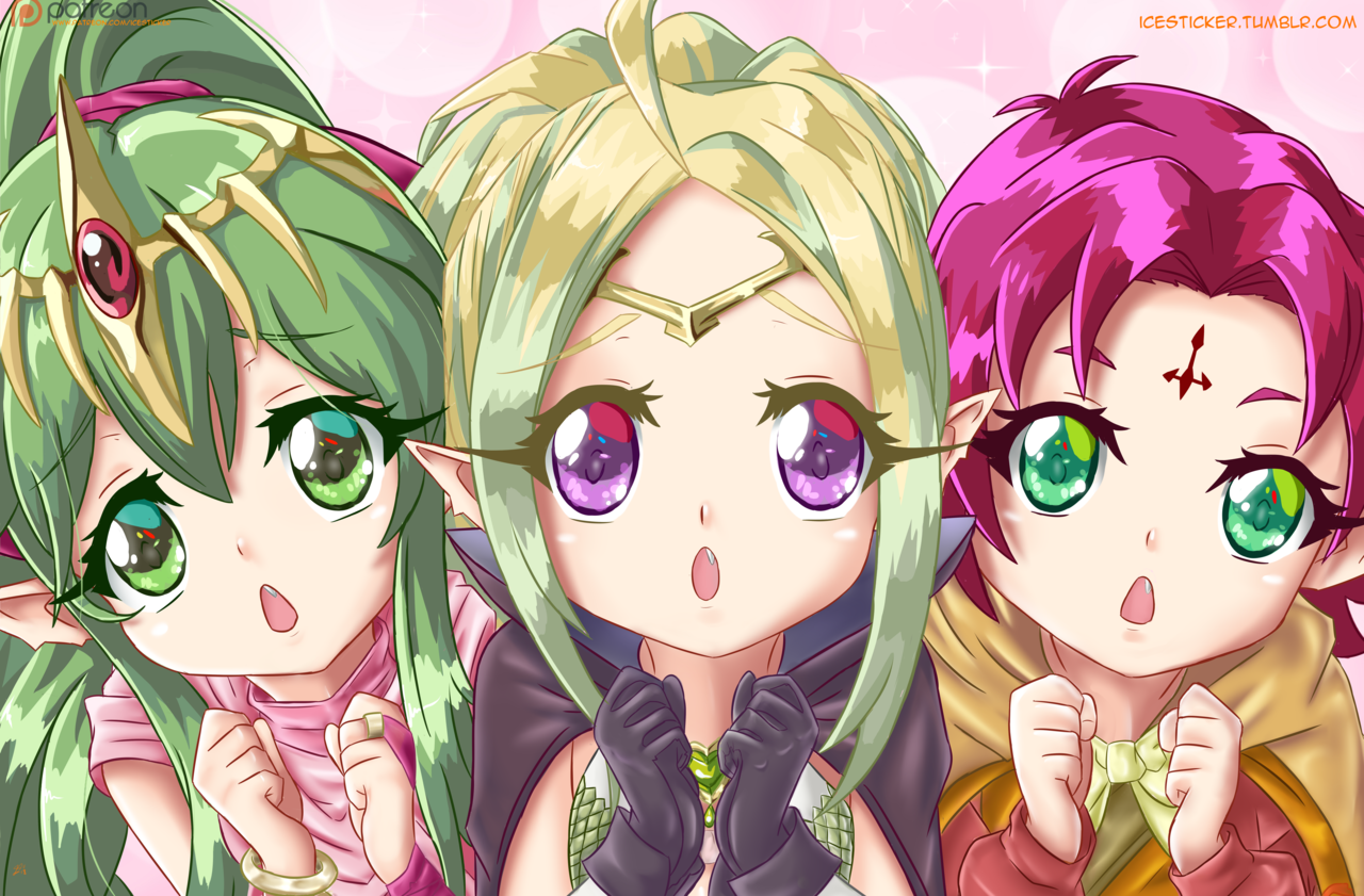 Otakon Print - Tiki, Nowi, FaeIf you are the guy that asked about the playmats at