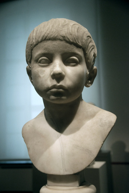 Portrait of a boy. C. 100 AD. Marble. Staatliche Museen zu Berlin, Altes Museum. Sk 1467myglyptothek