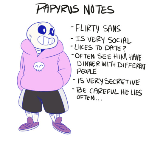 tomorobo-illust:  Papyrus wakes up to a commotion and finds that his brother is split into six. Each