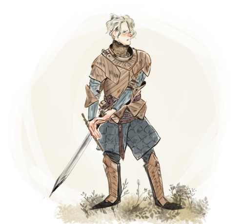 elvishness:aaand lauren’s commission 2, which is brienne of tarth! i really liked doing this one bec