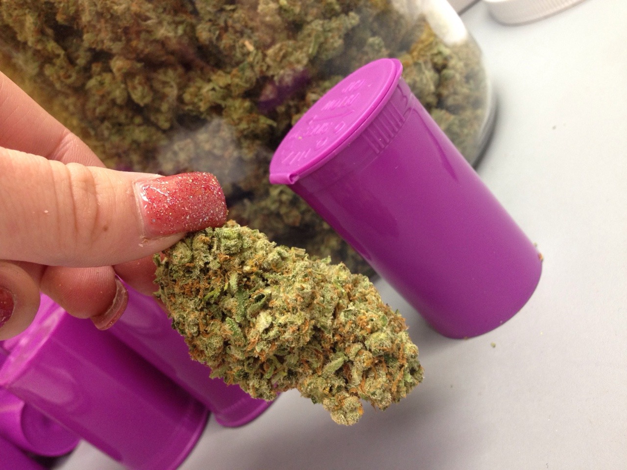 ganjagirlyy:  Packing up some Jack Herer for a hazy day in LA. 