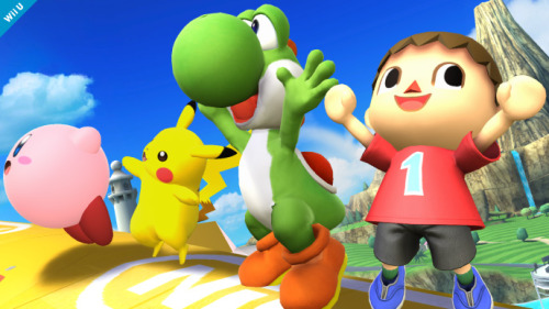 supersmashbrospics: Yoshi Rolls into Battle!