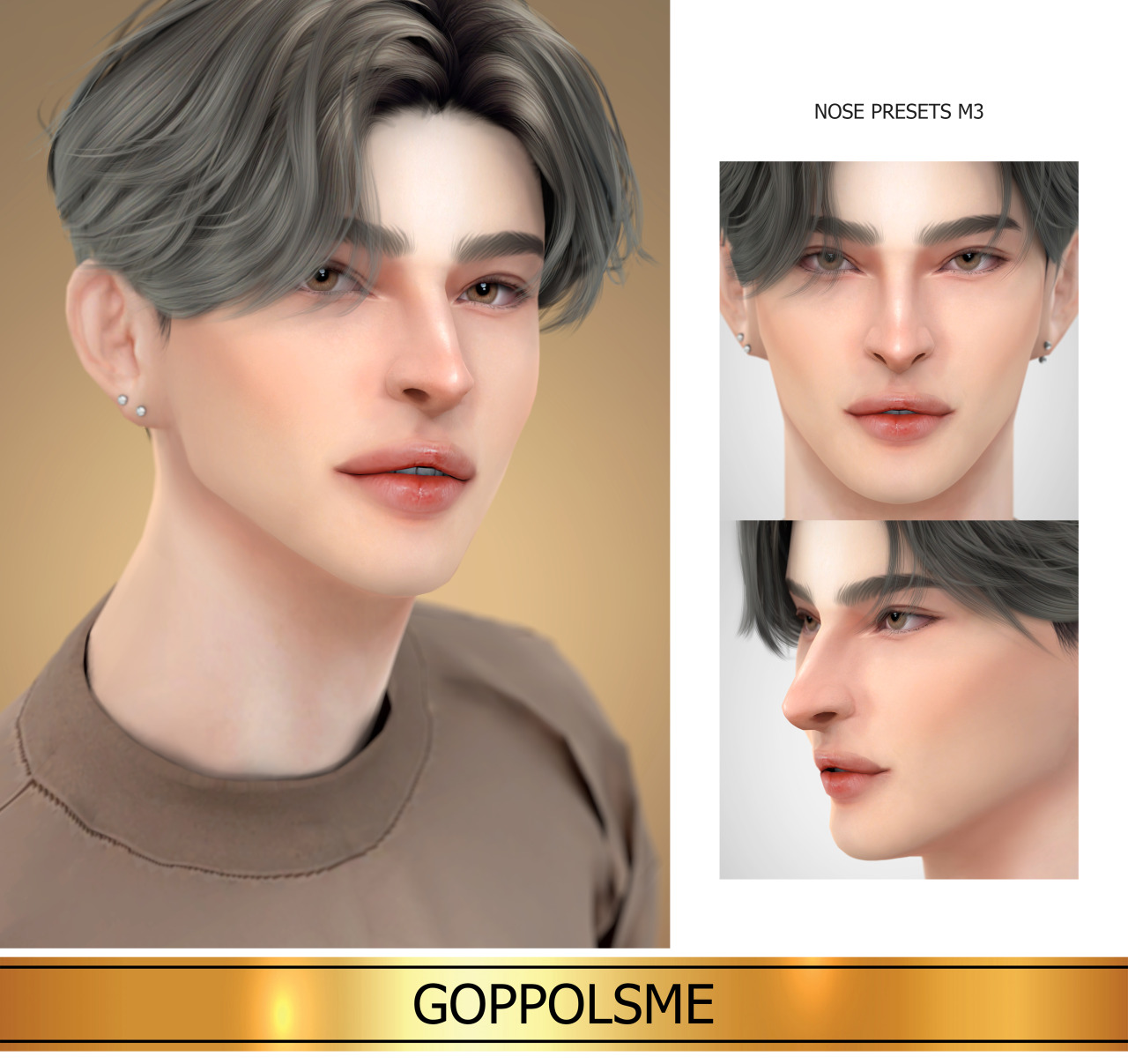 GPME-GOLD NOSE PRESETS M3Download at GOPPOLSME patreon ( No ad )Access to Exclusive GOPPOLSME Patreon onlyHQ mod compatibleThank for support me  ❤  Thanks for all CC creators ❤Hope you like it .Please don’t re-upload #goppolsme#thesims4#sims4cc#sims4ccfinds #sims 4 preset #s4cc#s4ccfinds#s4presets
