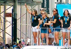 Tobin Heath excited is the cutest thing ever