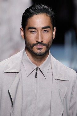 theasianmalemodel:  Anthony Thornburg  for Giorgio Armani SS16 | Milan Fashion Week  