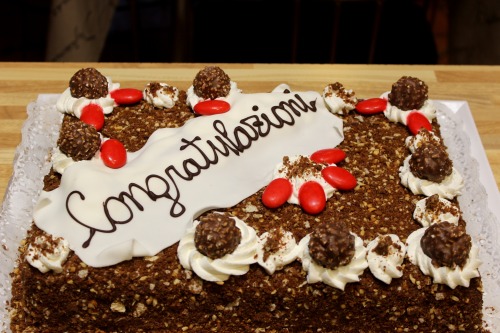 the-fairy-cream: Here’s the degree cake I made for a friend!