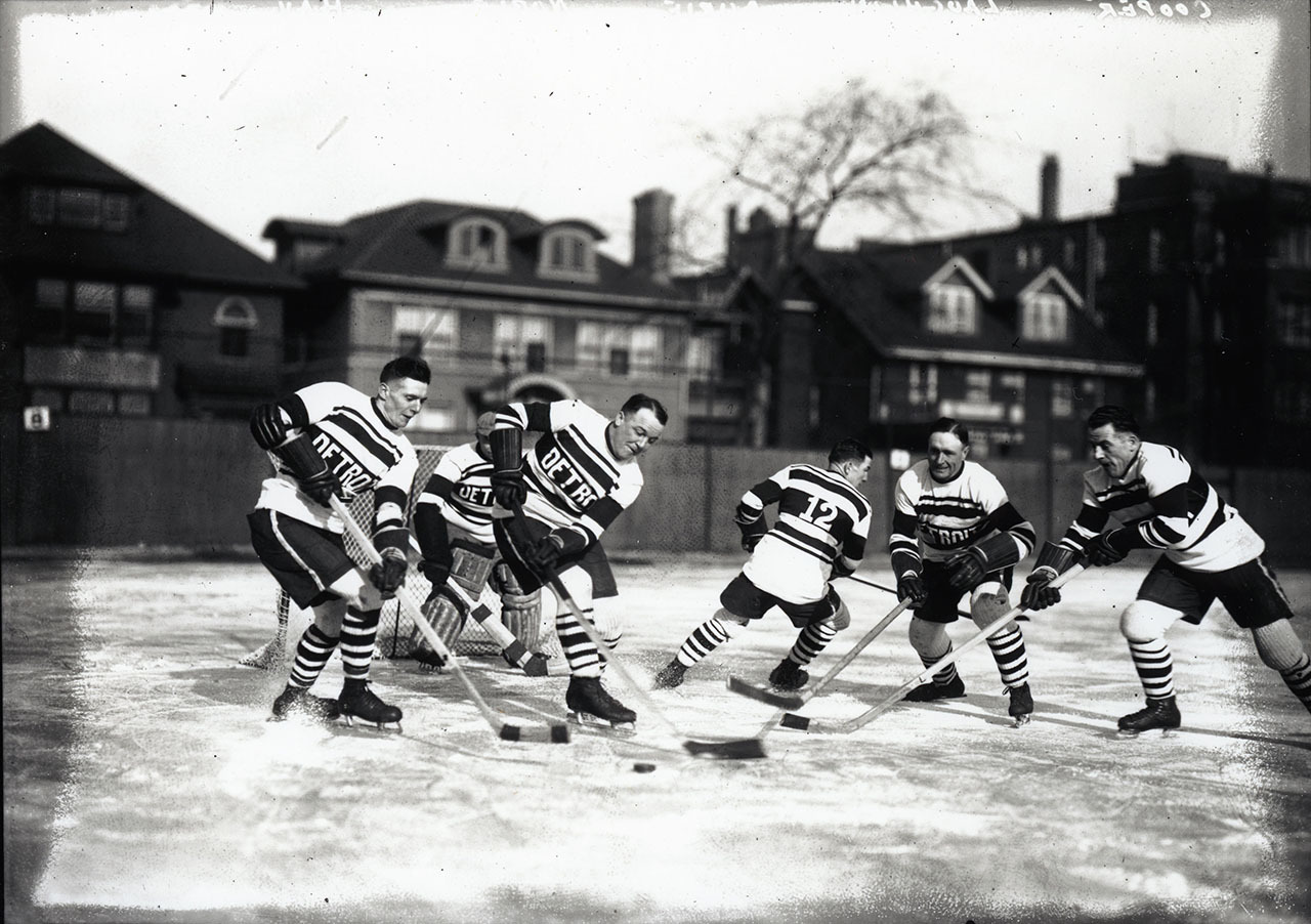 detroit falcons hockey jersey