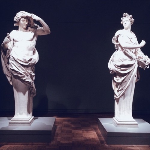 Statues from the garden. #tuileriesgarden #statues #portland #artmuseum #art (at Portland Art Museum