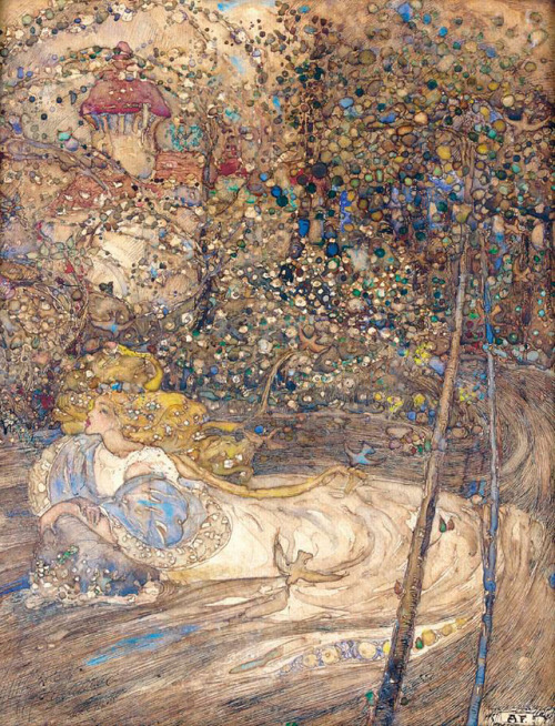 Ophelia by Annie French (Scottish, 1872&ndash;1965)