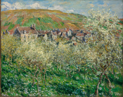 lionofchaeronea:  Flowering Plum Trees, Claude Monet, 1879