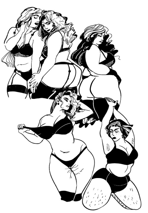 mayticks-art:✨Soft bodies are beautiful and this sheet was so much fun to draw!✨