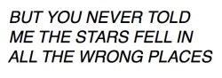 cause i'm a little unsteady