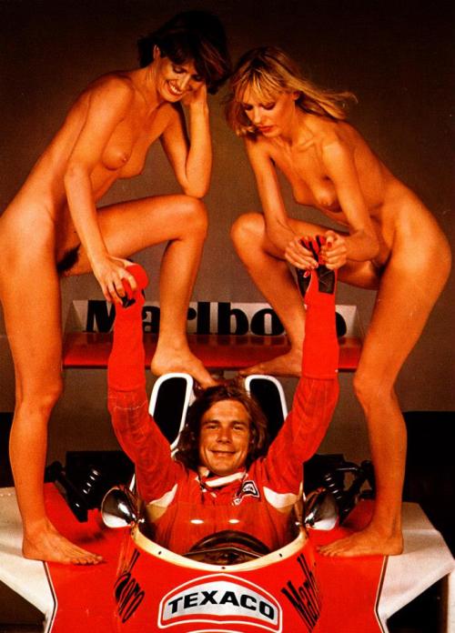theycallmeaj:   luimartins:  James Hunt  living la vida loca - 2  James Fuckin’ Hunt 