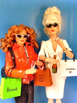 maudelynn:  Edina and Patsy Barbie Dolls