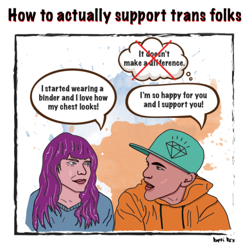 glsen:What you should and should NOT say when trying to support trans folks! See more resources abou