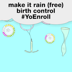 mtvitsyoursexlife:Make it rain (free) birth control! Young Invincibles can help you get covered here. 